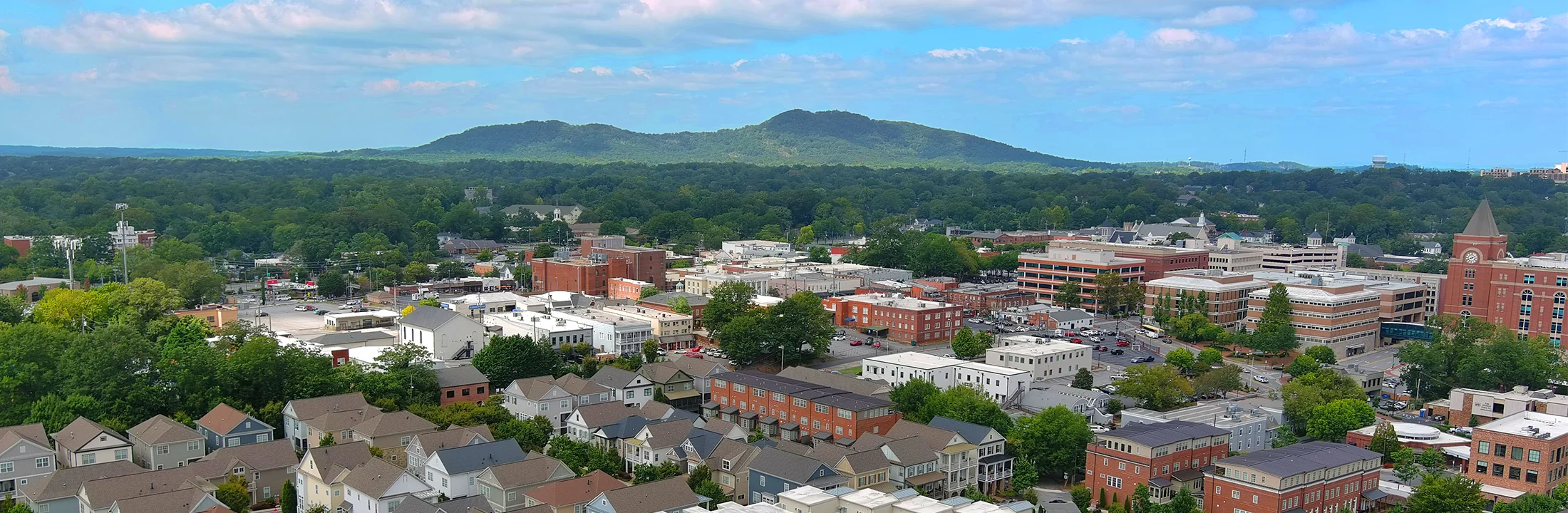 Marietta, Georgia — aerial view of the community